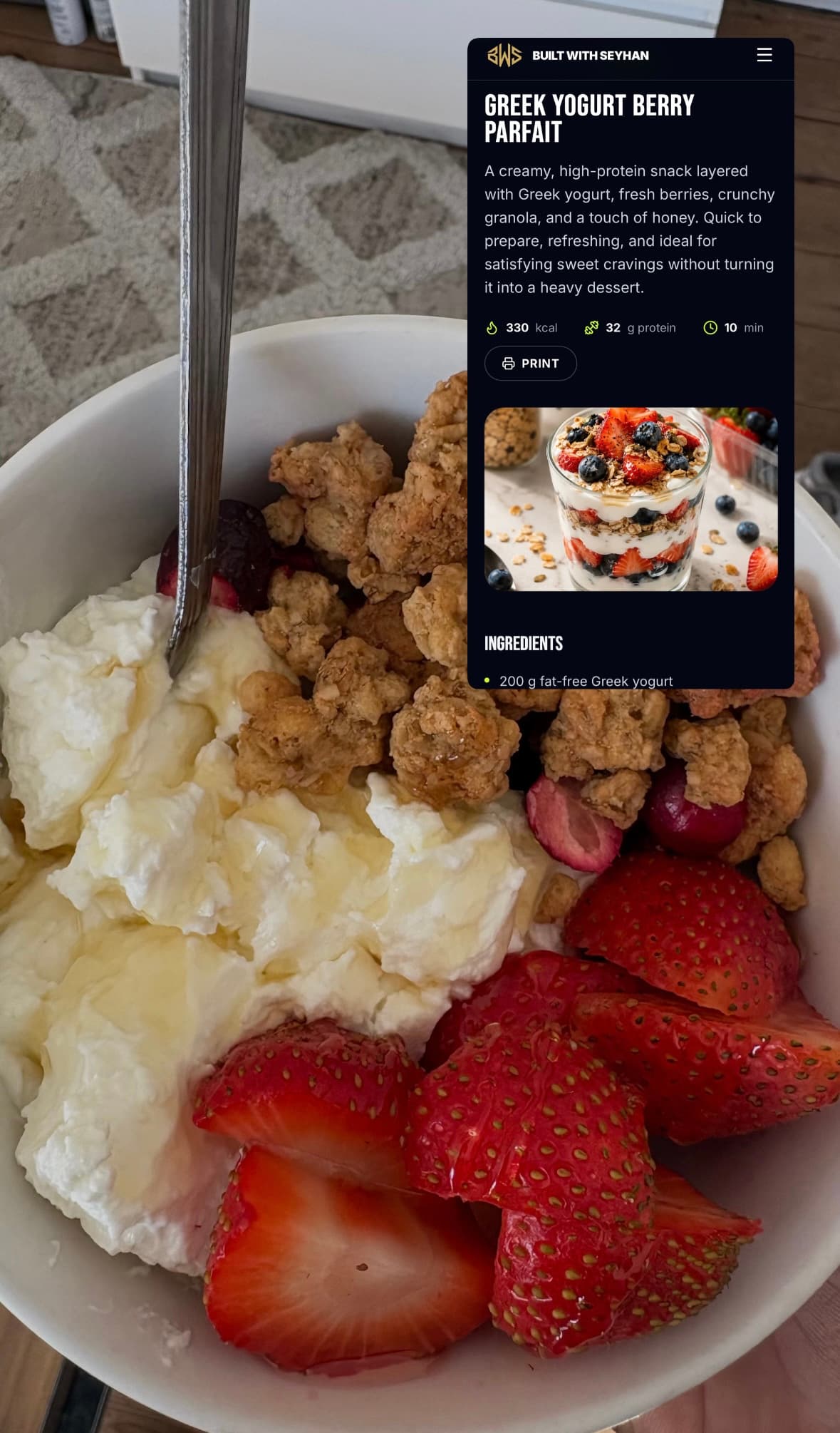 So many recipes that are easy, tasty and high in protein!